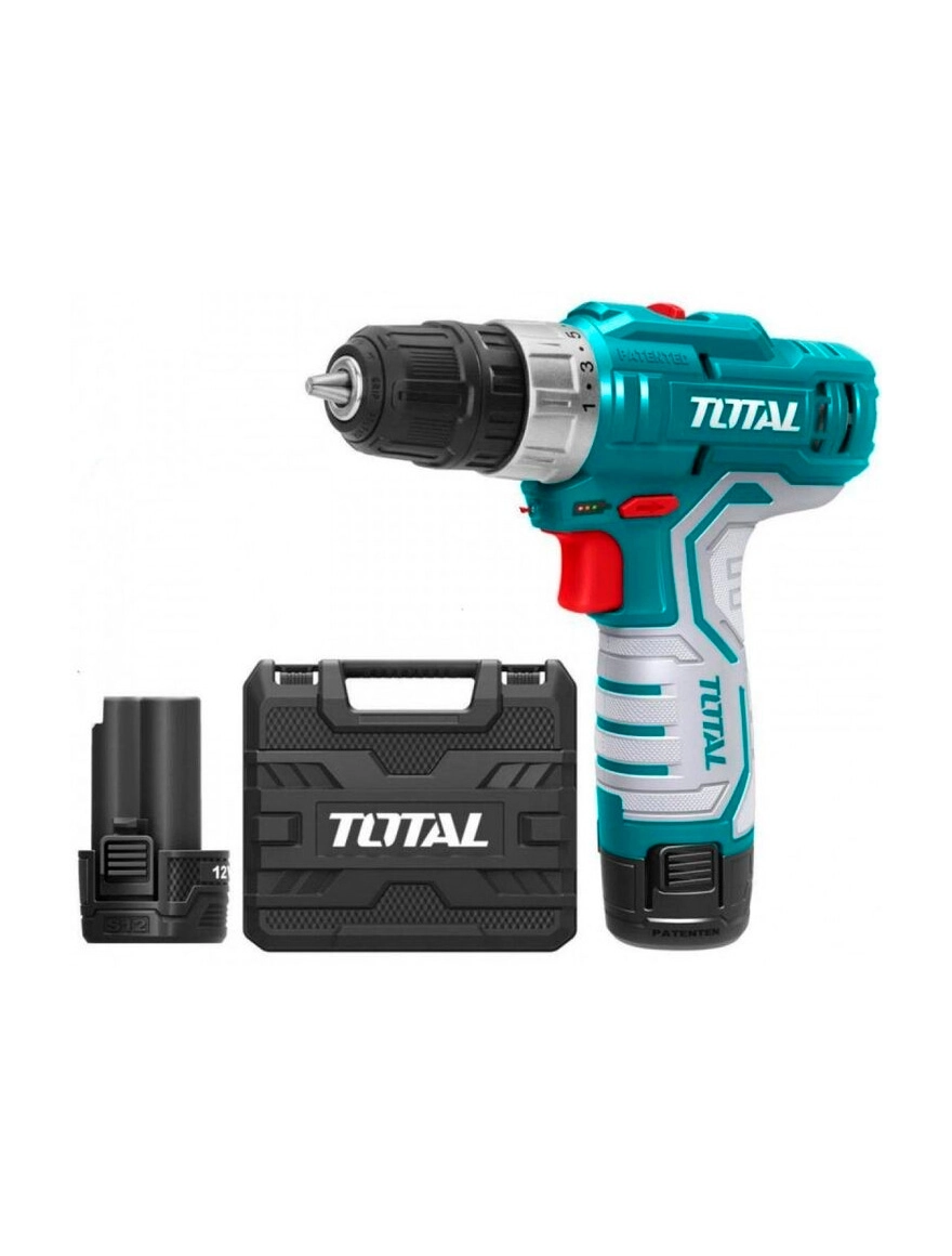 * Mașină de găurit/înșurubat impact cu acumulator 12,0V 1,5Ah Total TIDLI1232