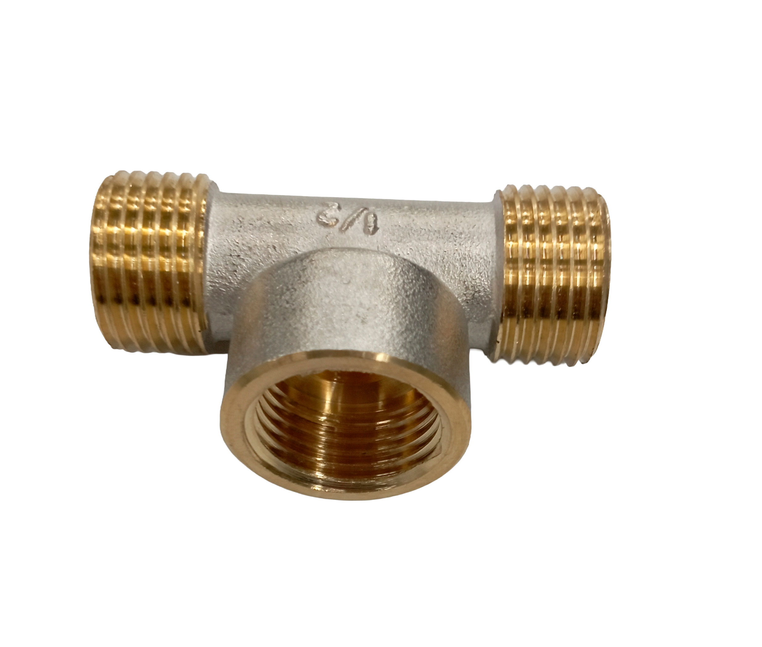 48805 Teu conector, alamă 1/2"M 1/2"F 1/2"M, MPN / HJ-8613