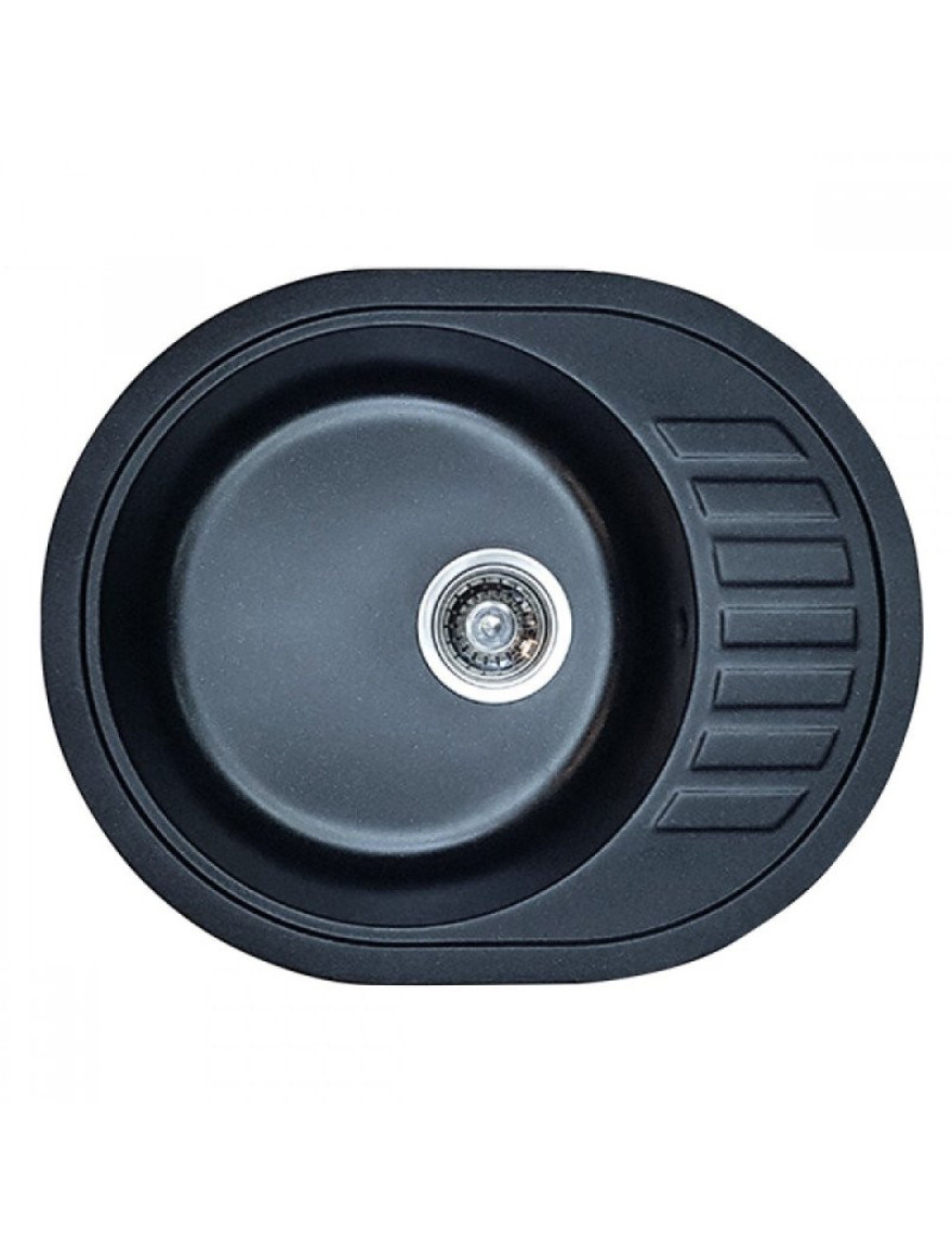 Chiuveta Mixxus piatra  HB8311-G226 Black 570x450x180