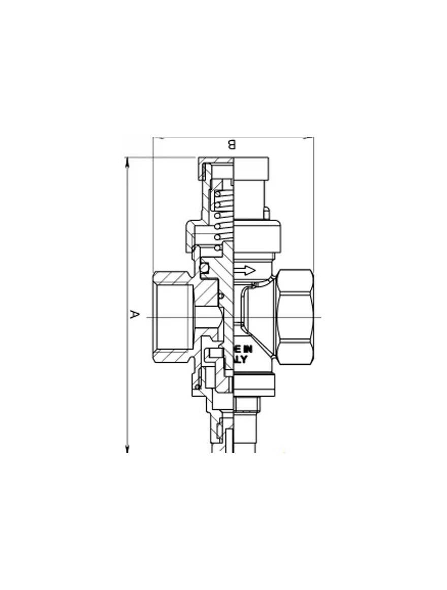 Редуктор давления ВВ 1/2" Bugatti