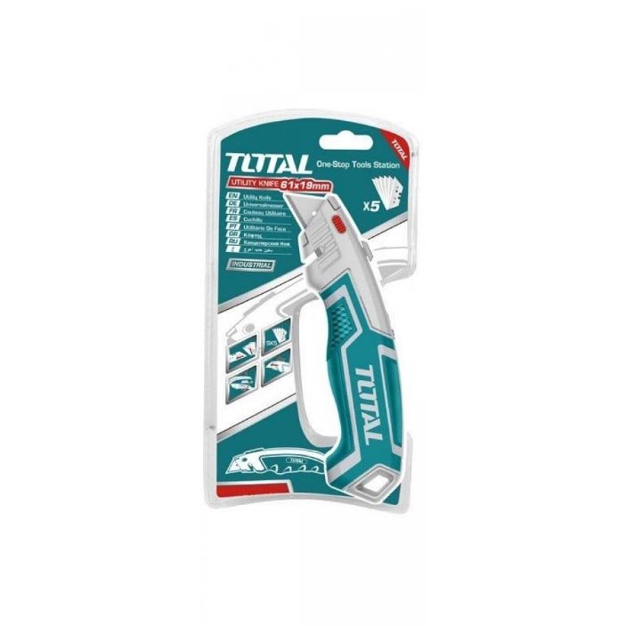 Нож малярный 61х19мм 5 лезвий THT5116118 TOTAL