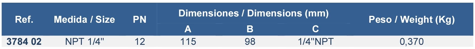 Releu de presiune 12 bar Genebre