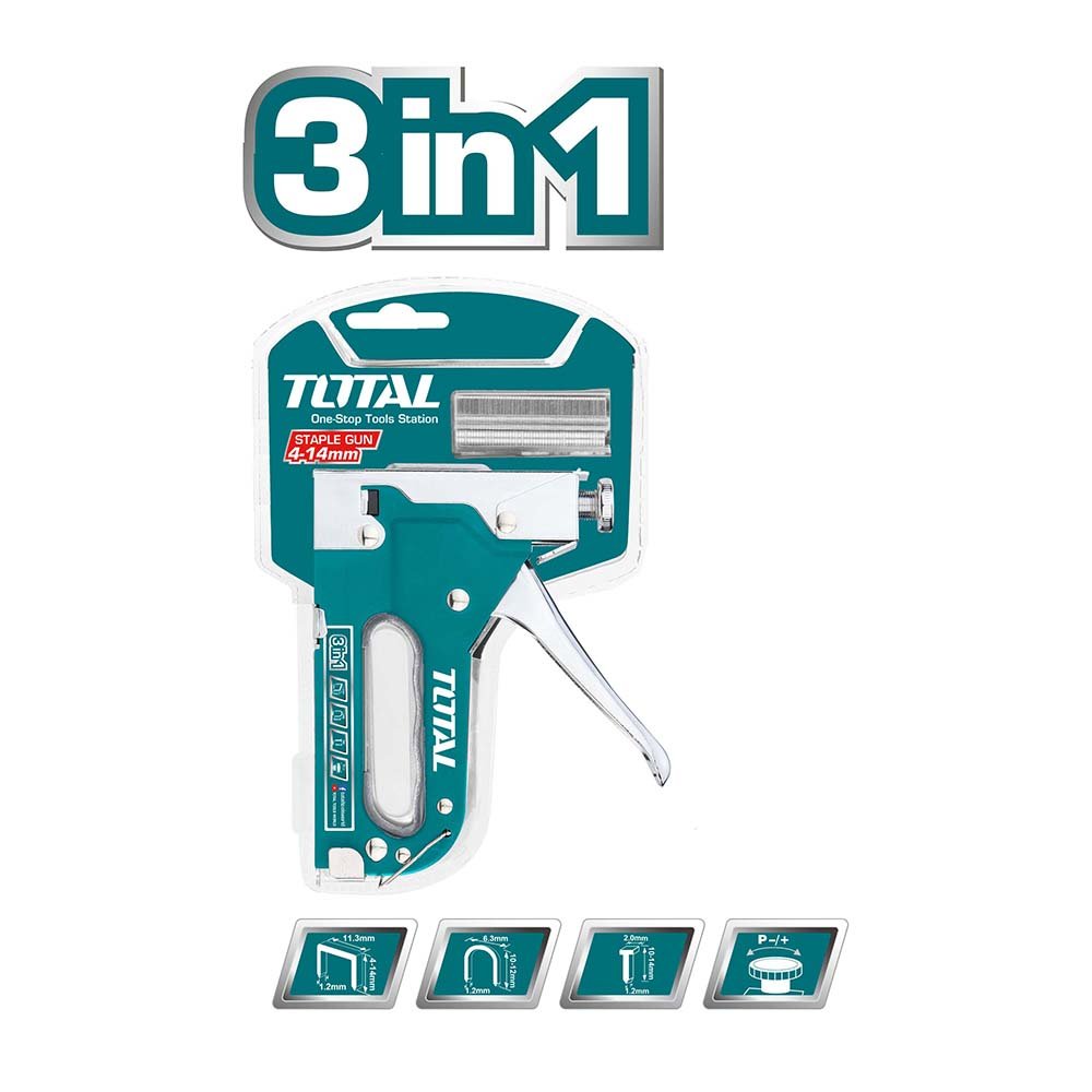 Capsator manual 3in1 capse 4-14mm, capse tip U 10-12mm, cuie 1,2mm THT31143 Total