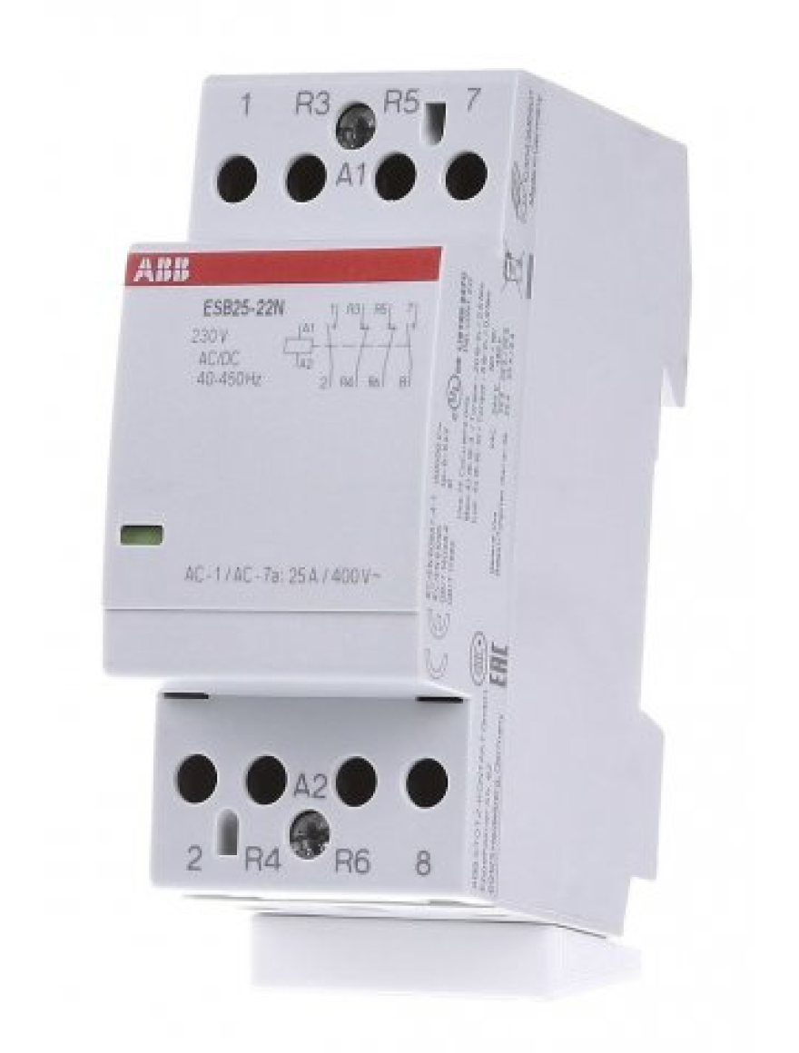 Contactor ESB25-22N-06 (25А АС-1 2НО+2НЗ) ABB