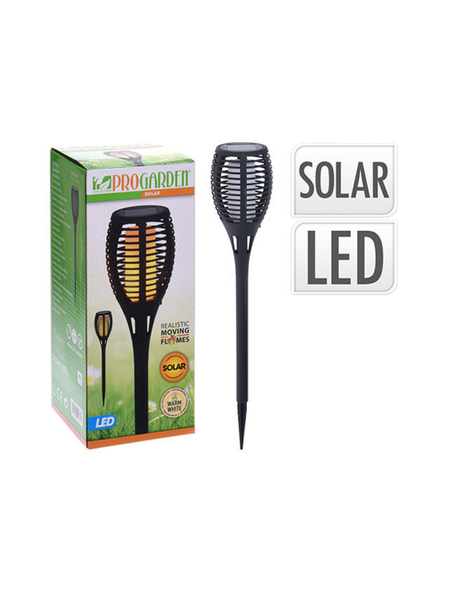 Felinar pe baterie solară Făclie D10cm, H58cm