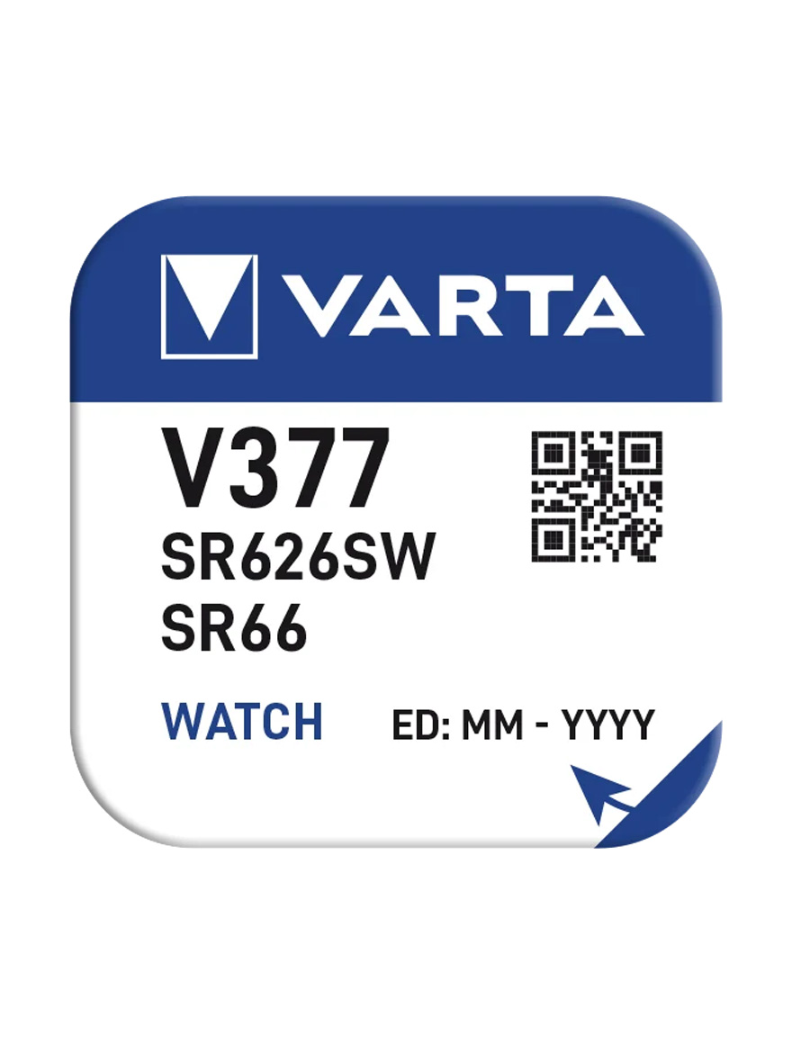 Часы Varta V377 - батарейка-1 шт.