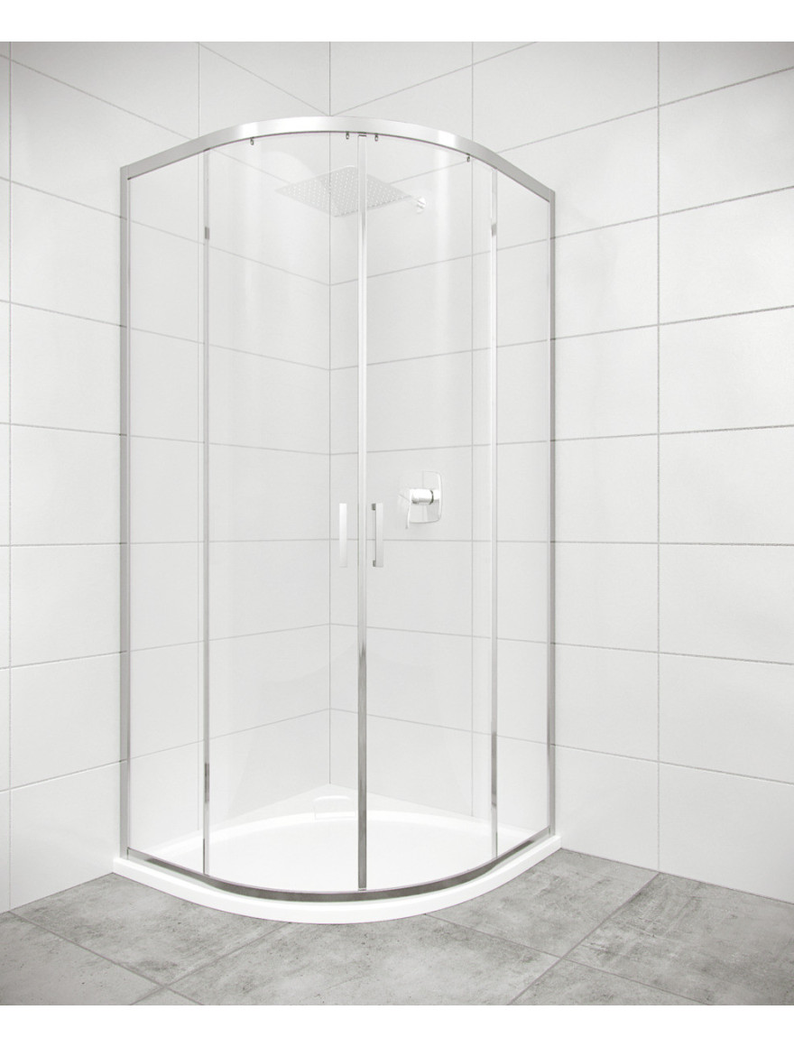 Cabină duș semirot. 100X100 SIKOTEXS100CRT