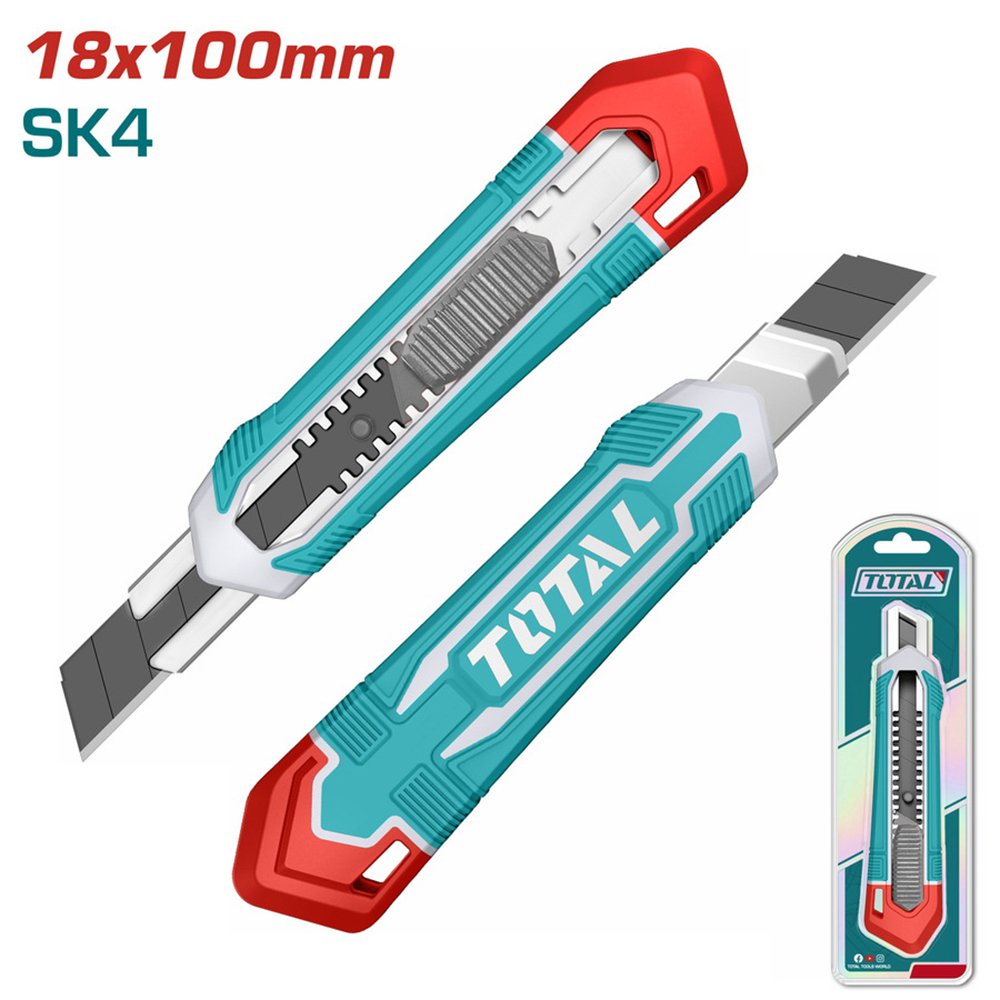 Нож с отламывающимся лезвием 18мм THT511816 / THT511815  TOTAL