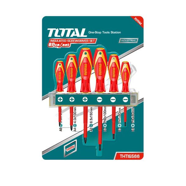 Set șurubelinițe dielectrice 6buc. THTIS566 Total