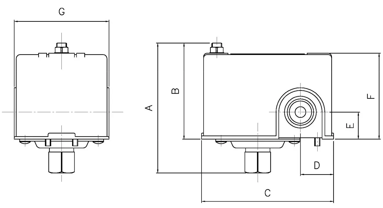 Releu de presiune 10 bar Genebre