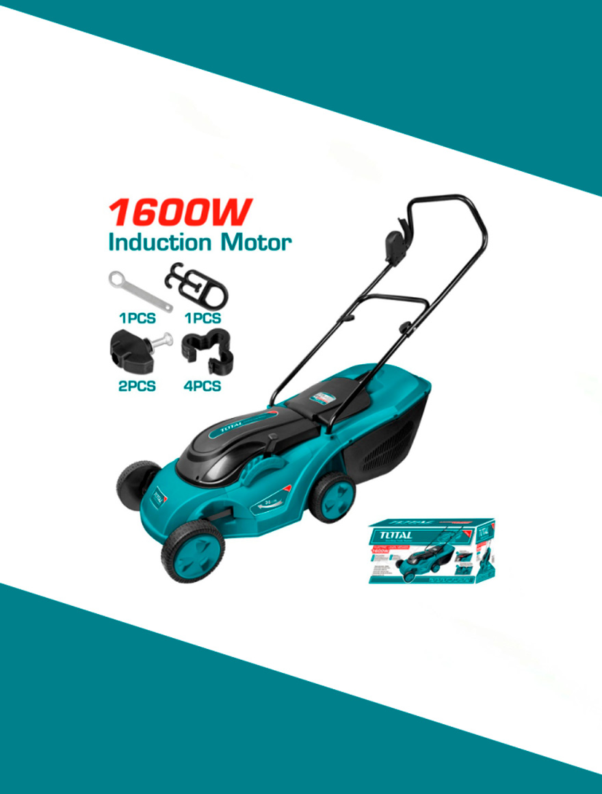 * Mașină tuns iarbă electric 380mm 1600W TGT616151 Total