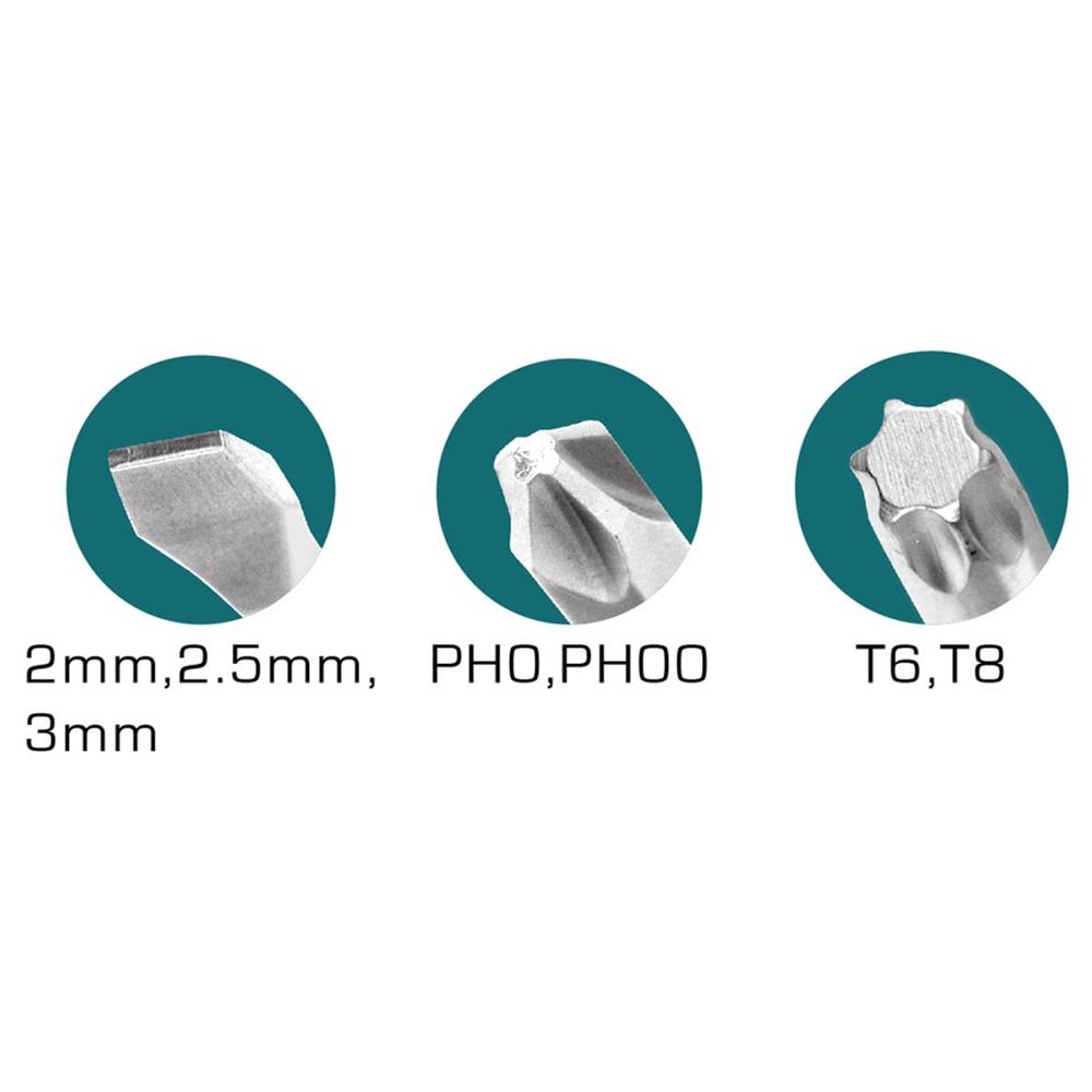 Set șurubelnițe precizie 7buc. Total THT250726