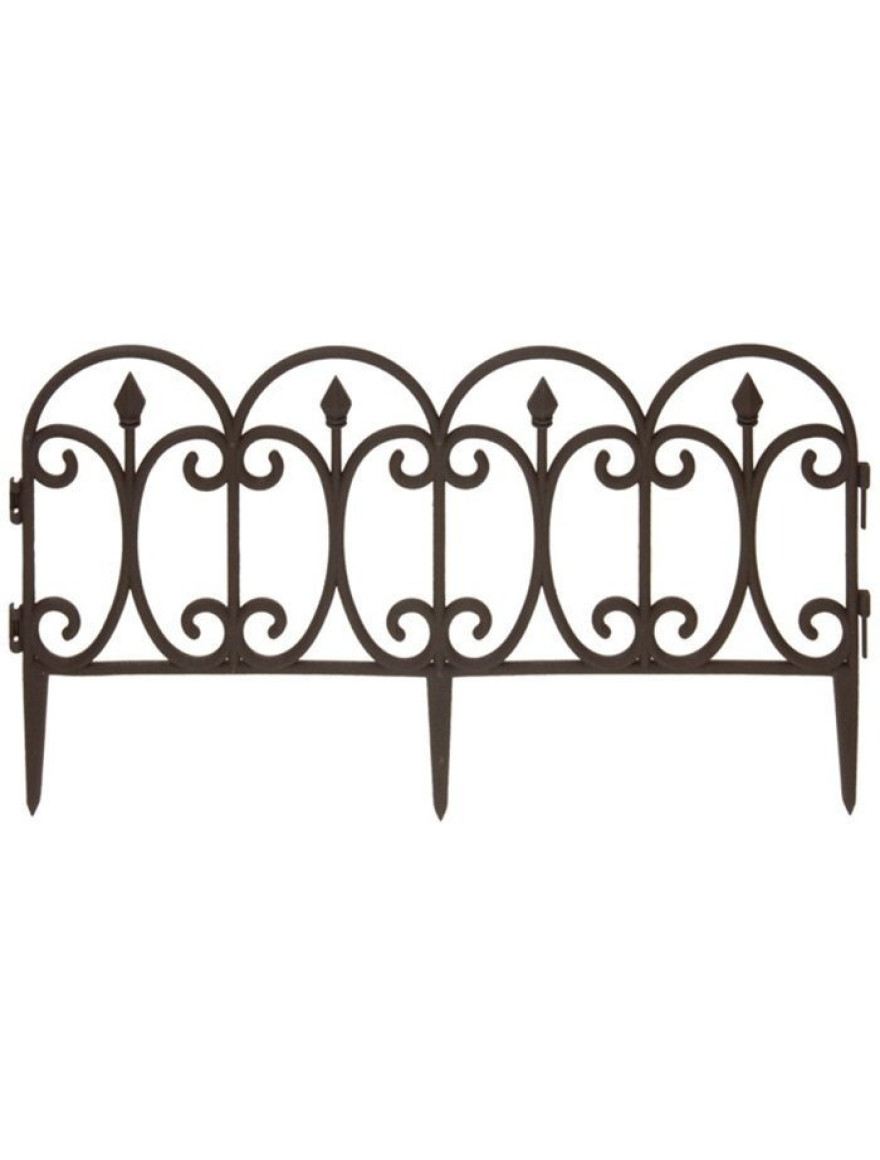 Gard decorativ pentru curte/gradina 60X33cm, 4buc