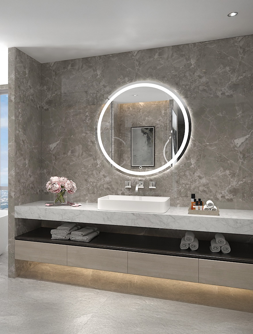 * Oglindă Led Globe d.800, Touch