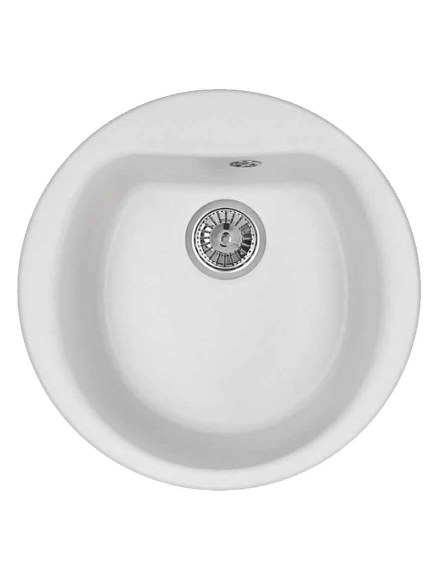 Chiuveta granit Alb D 500 5101wh Granula