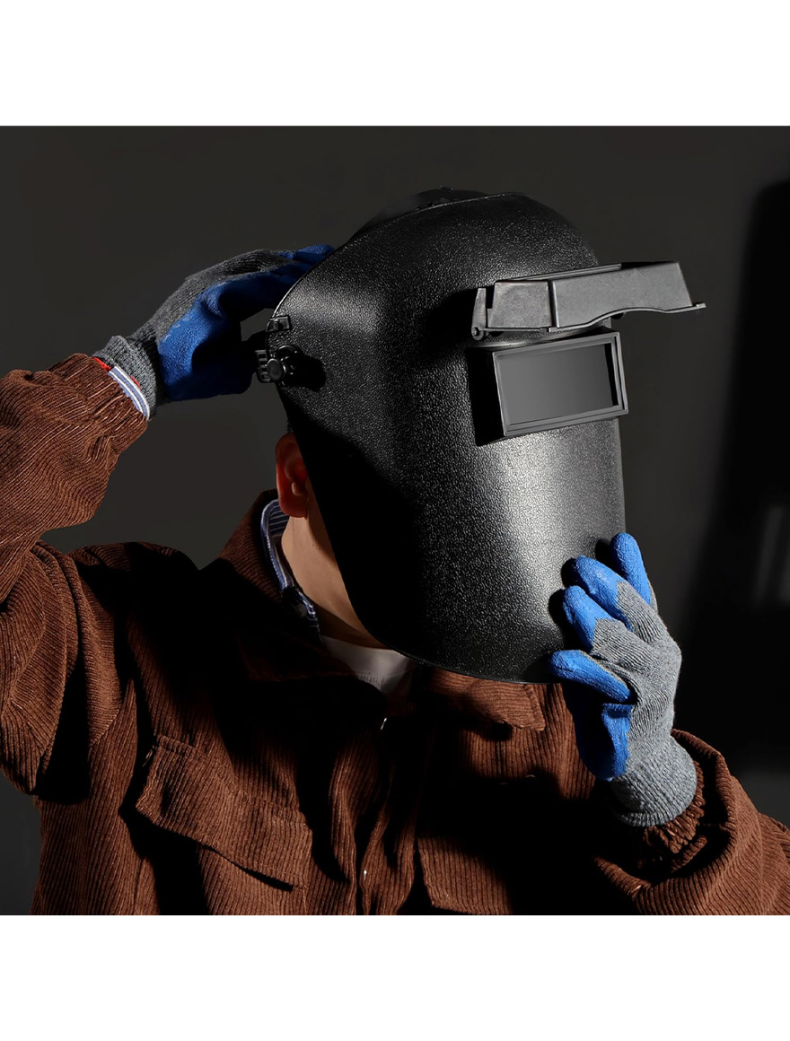 313240 Mască de sudură cu protecție contra razelor UV, culoare neagră Profmet