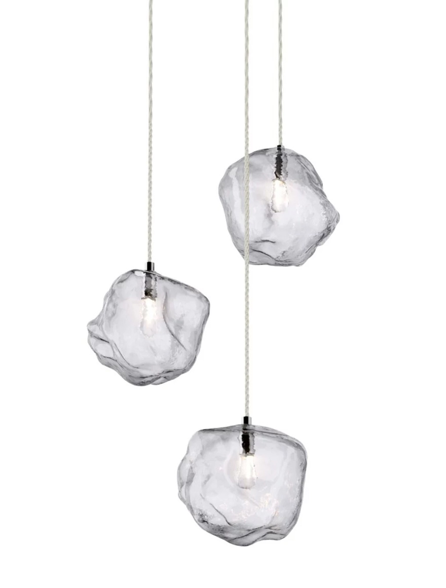 * Lustră ROCK P0488-03D-B5AC 3xG9 28W metal chrome ZUMALINE