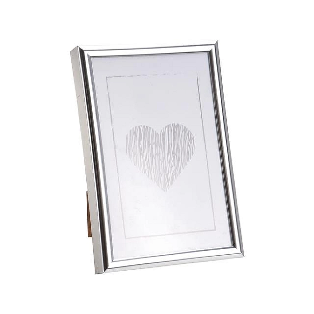 Rama foto din plastic 10X15cm argintie