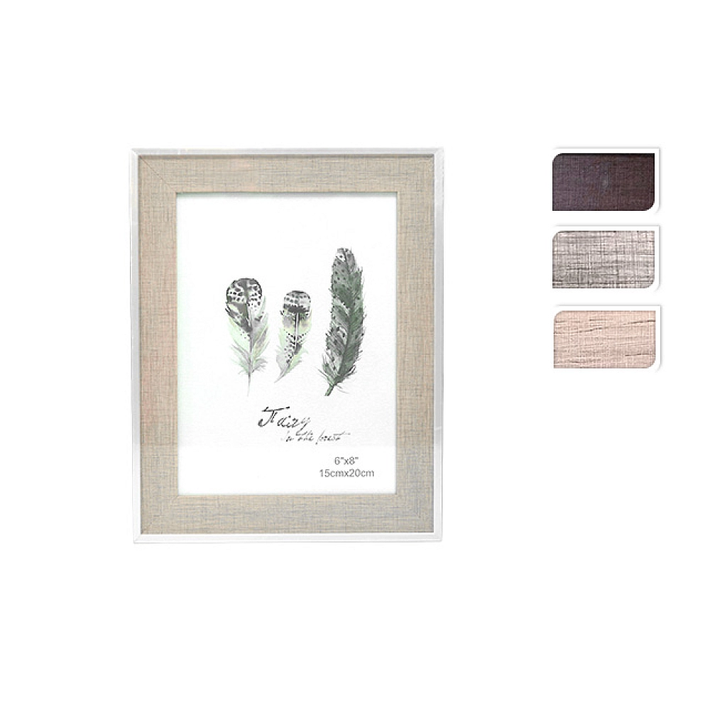 Пластиковая фоторамка 15X20сm, широкая, 3 цвета