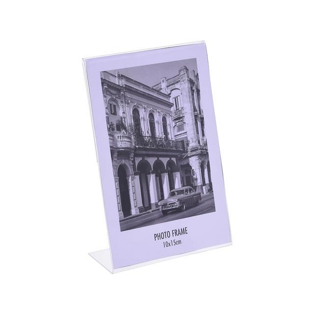 Пластиковая фоторамка L-форма 10X15сm вертикальная