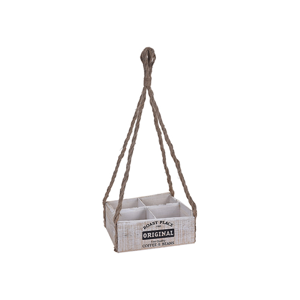 Ghiveci suspendabil "Lada cu compartimente" 25X25X9.5cm