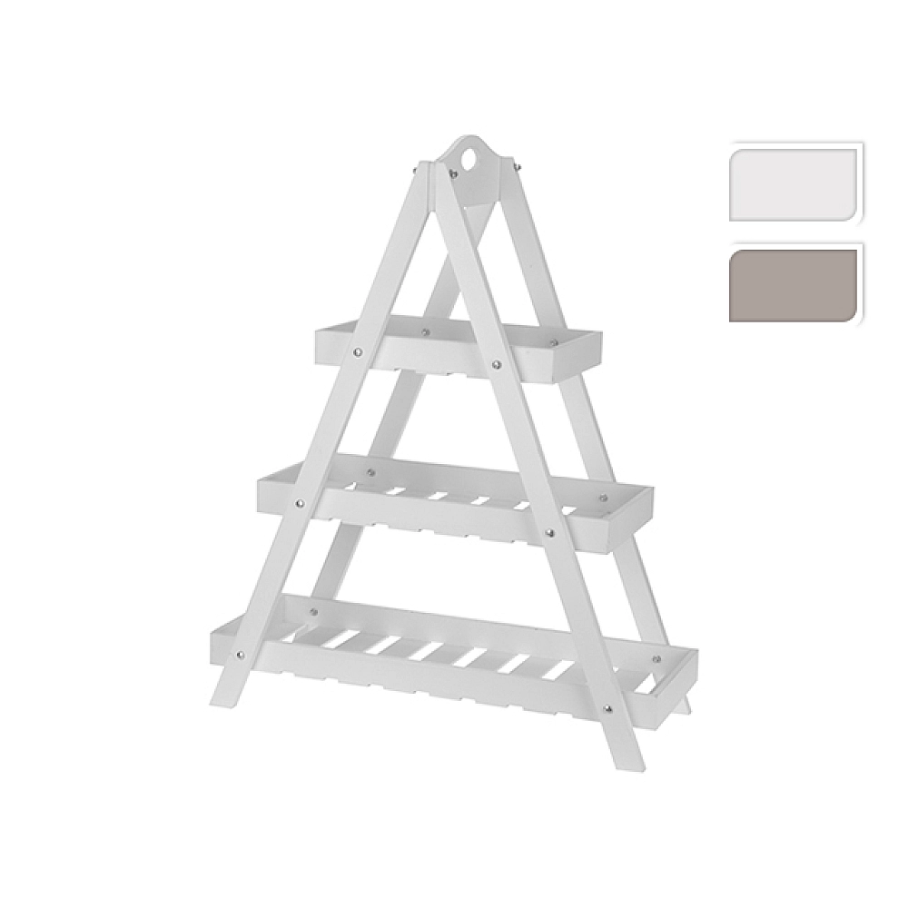 Трехъярусная подставка для цветов 24х60х70 см