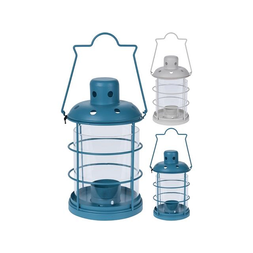 Sfeșnic metalic "Felinar" 18X11.5cm