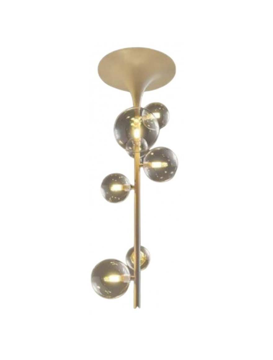 Lustră  JH-839 D30xH84cm,G9x7,Metal+Glass,White LuminaLed