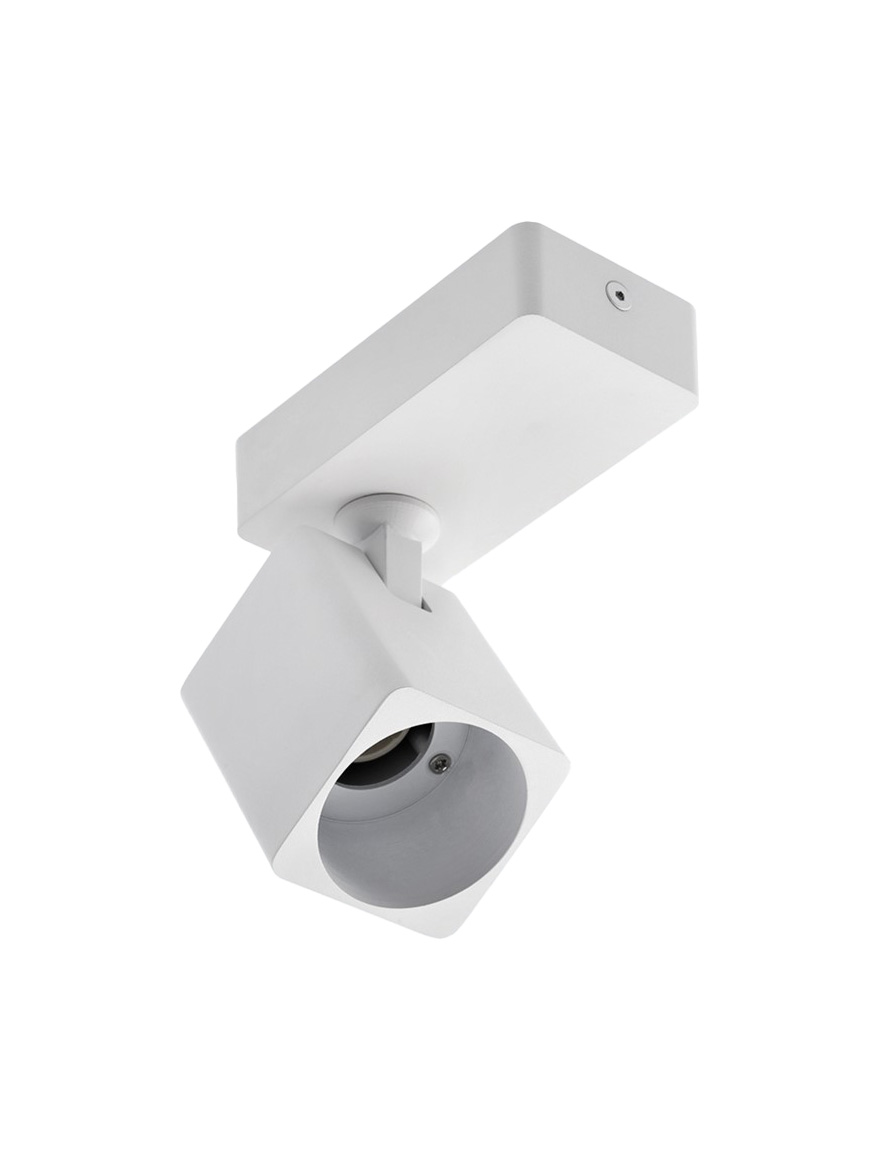 Aplică pe perete alum.RENO max.20W IP20 pătrată albă OS-REN20WKW1-10