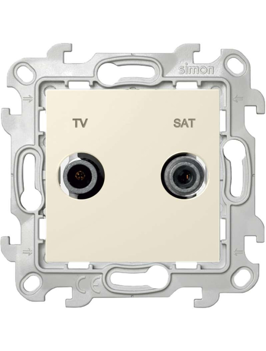 Mecanism Priză 2410486-031 TV+SAT ivory Simon 24