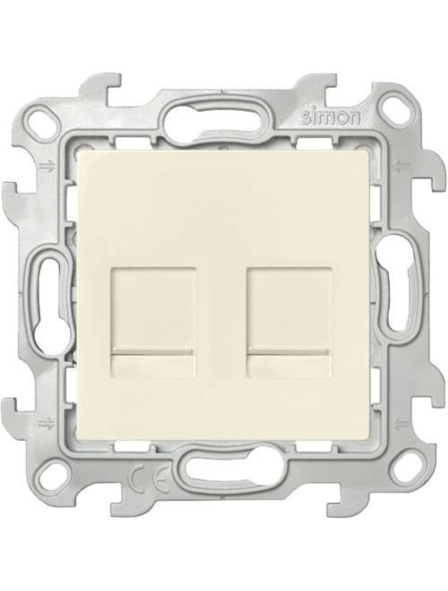 Mecanism Priză 2450593-031 RJ45 2M  CAT.5e UTP ivory Simon 24