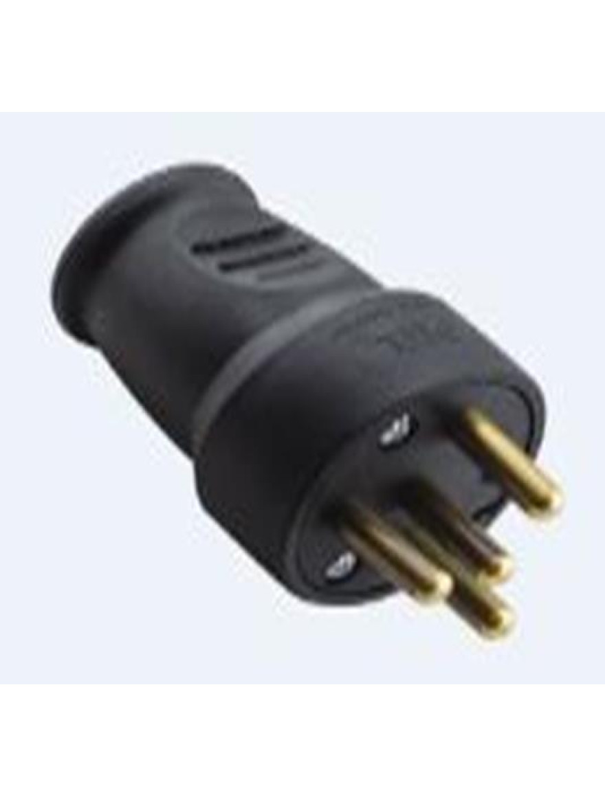 Fișă 3P+N 380V 25A cauciuc 2201 OREL (25buc/pac)