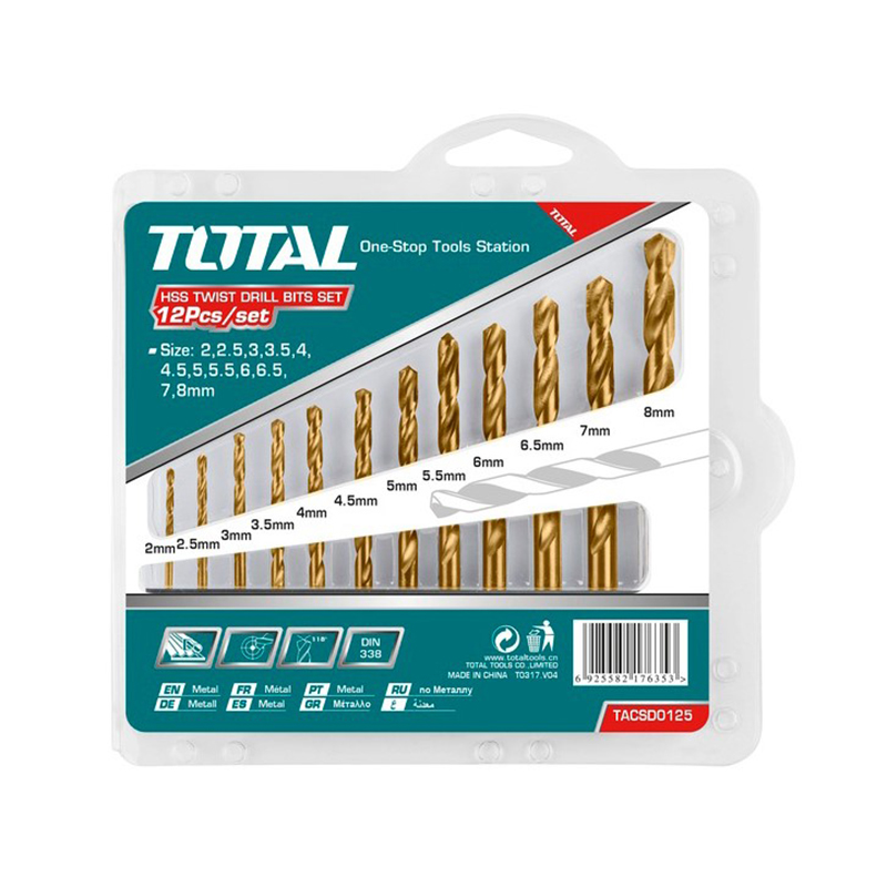 Set burghie metal 12buc. Total TACSD0125