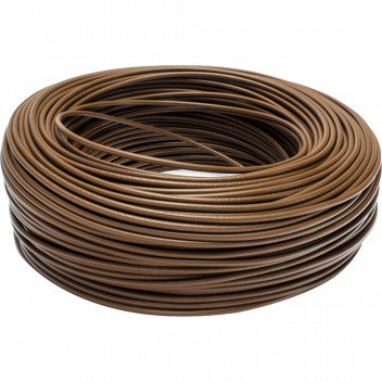 Электрический провод PV3 0,75 мм  коричневый TopKab