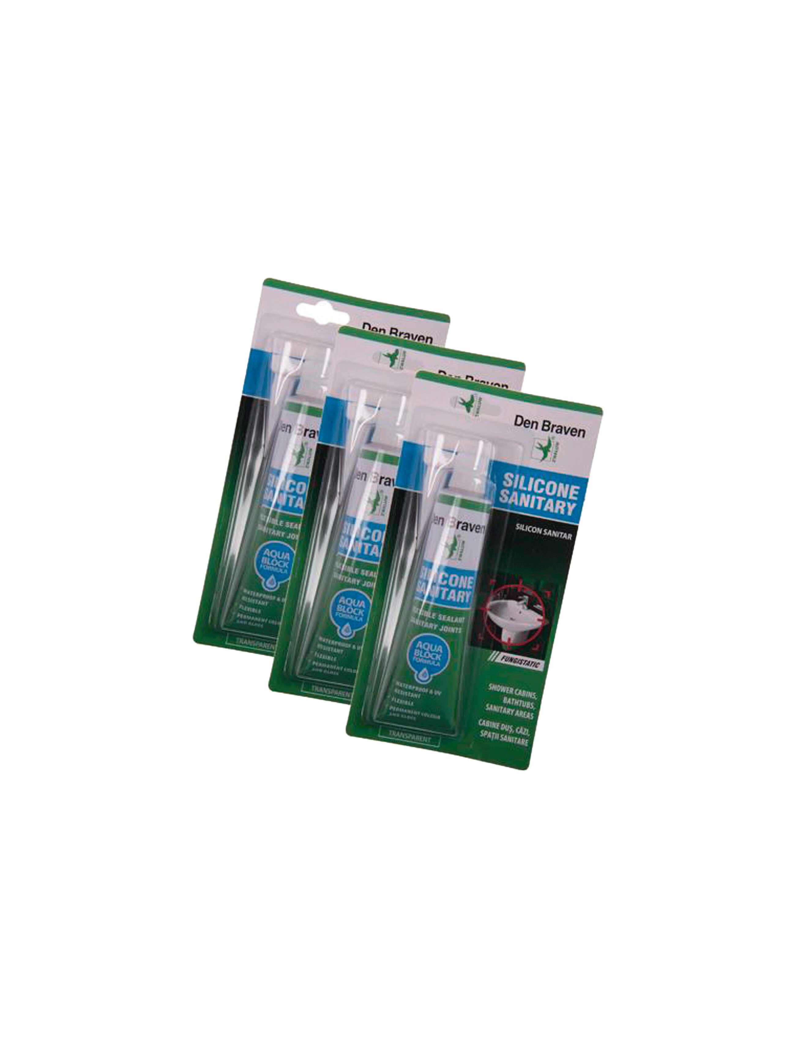 Silicon sanitar transp.80ml blister db diy