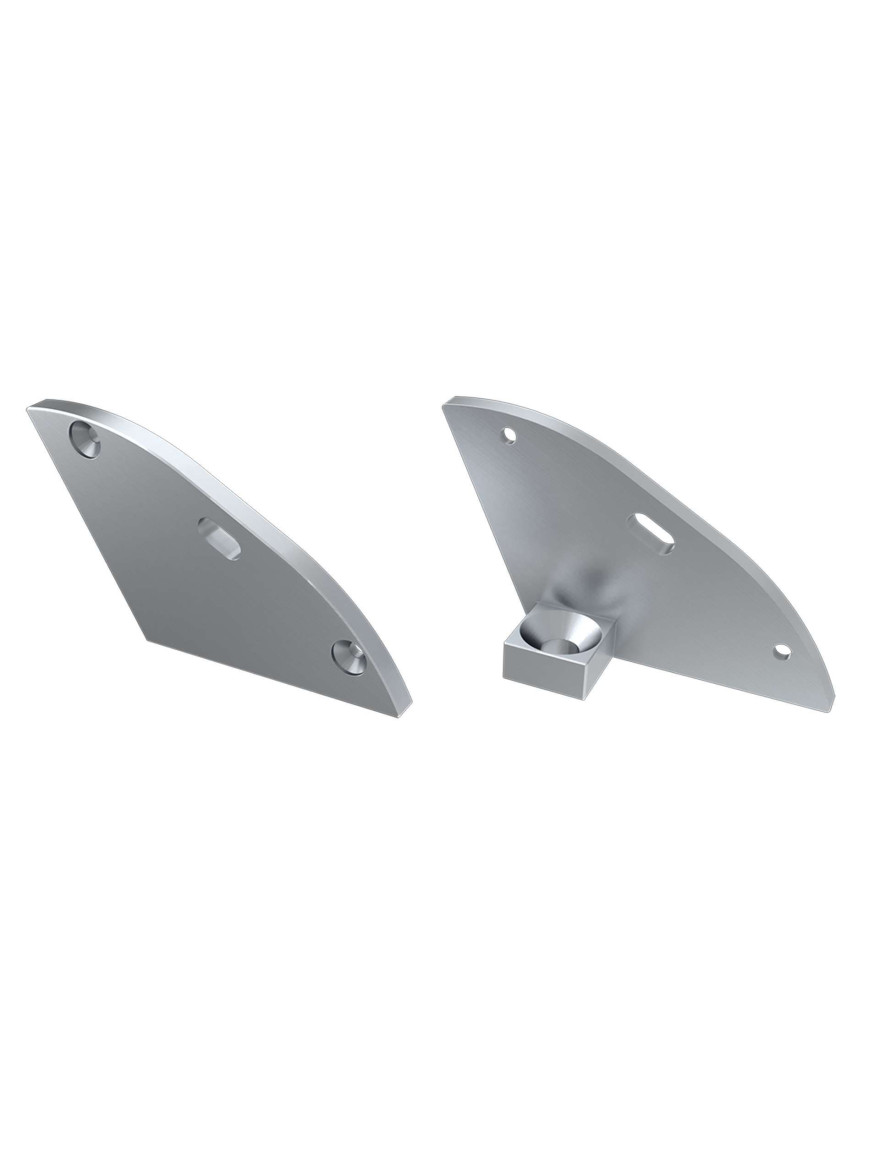 Capac capăt p/u profil alum. dr. TYPE Reto 30 ° LuminaLED