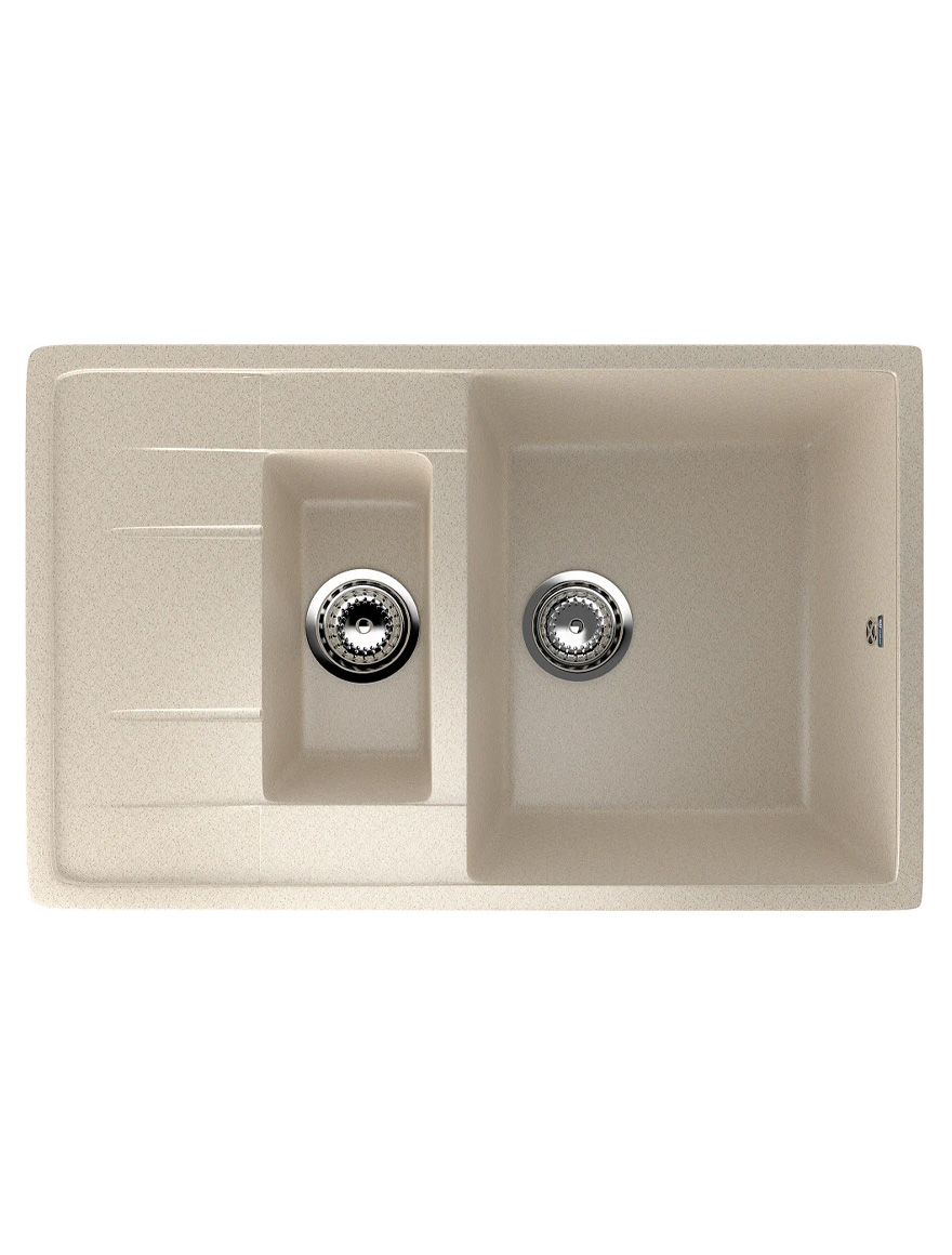 205-328 Раковина из бежевого гранита 77x49 см ULGRAN