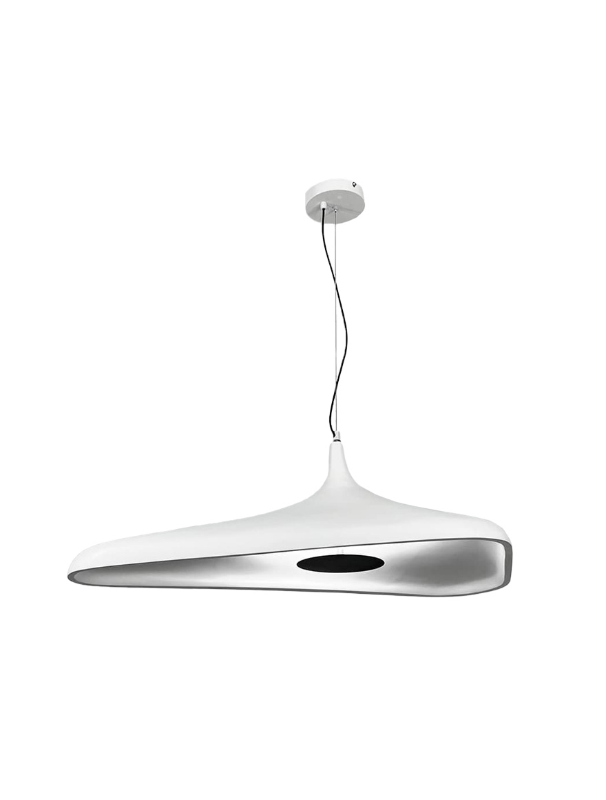 Lustră LED JH-827,1.2mx0.625x0.35xH1.5,24W,Metal+Fiberglass, white LuminaLed