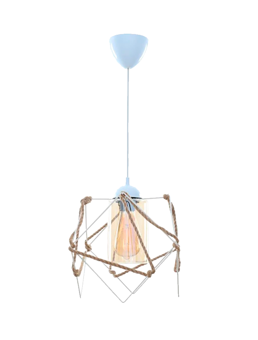 Люстра LASI 1xE27 White acryl Begusa