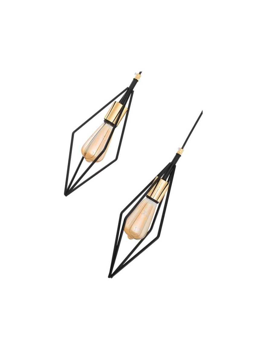 * Lustră SIONA 2xE27 Black Begusa