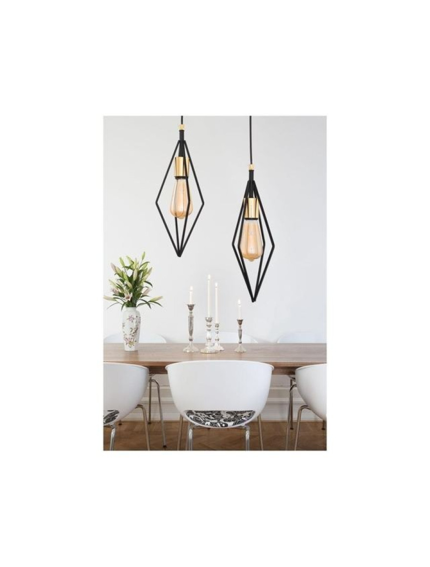 * Lustră SIONA 2xE27 Black Begusa