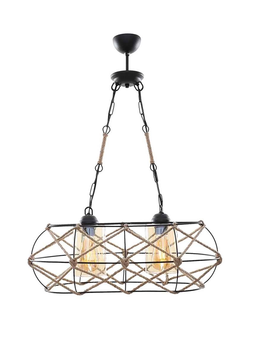 Люстра MEVSIM 2xE27 Black Begusa