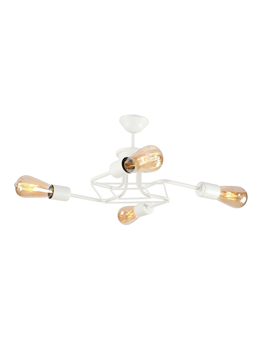 Lustră LADEN 4xE27 White Begusa