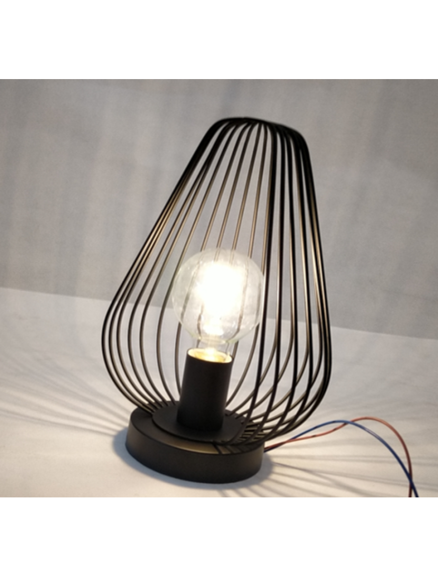 Lampă de masă JH-730 D20xH28cm,E27/1, Metal,Black,LuminaLed