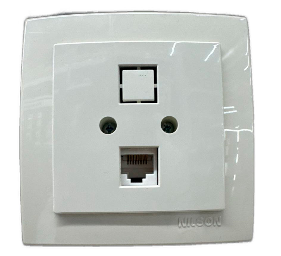 Разъем CAT6 (12/60) кремового цвета, Nilson Touran 24121045
