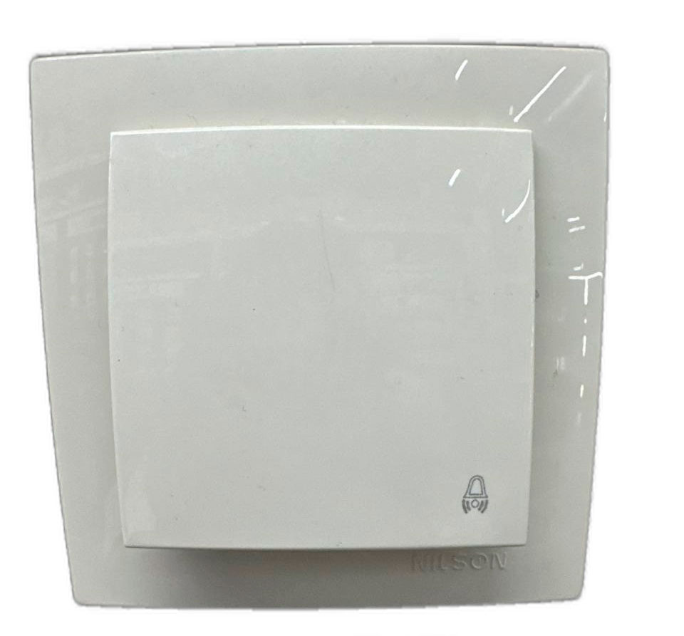 Кнопка дверного звонка (12/120), кремовая, Nilson Touran 24121012