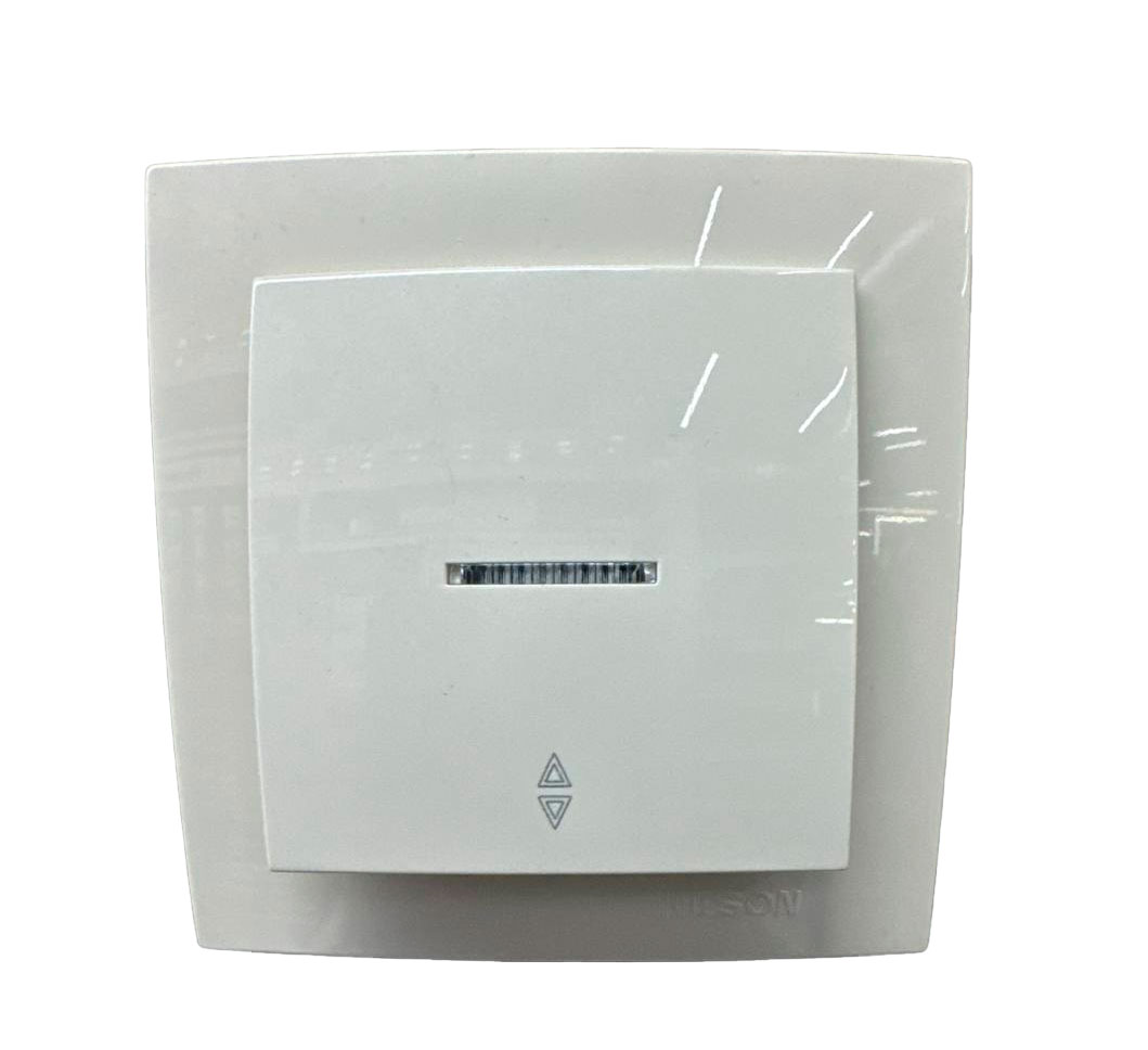 Întrerupător cu led cap-scară (12/120) crem Nilson Touran 24121008