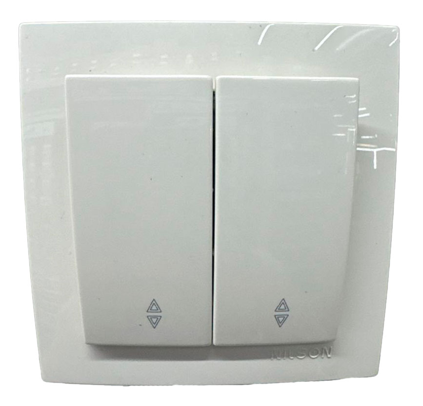 Întrerupător dublu cap-scară (12/120) crem Nilson Touran 24121009