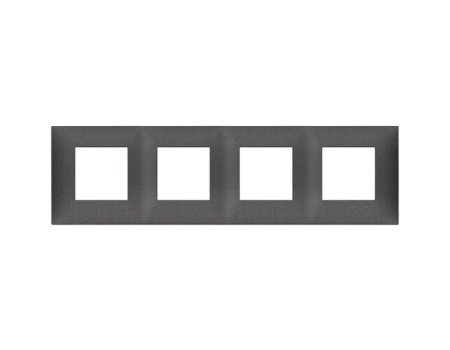 Рамка UP 8M (2+2+2+2), черный матовый Neve VIMAR