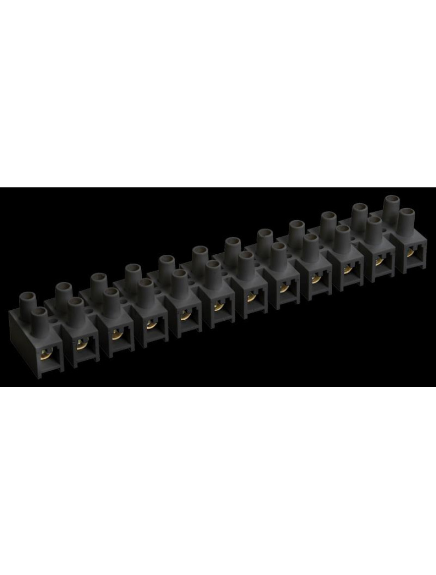 Regleta (clema sir) ZVI-30 н/г 6-16мм2 12 pereche IEK negre